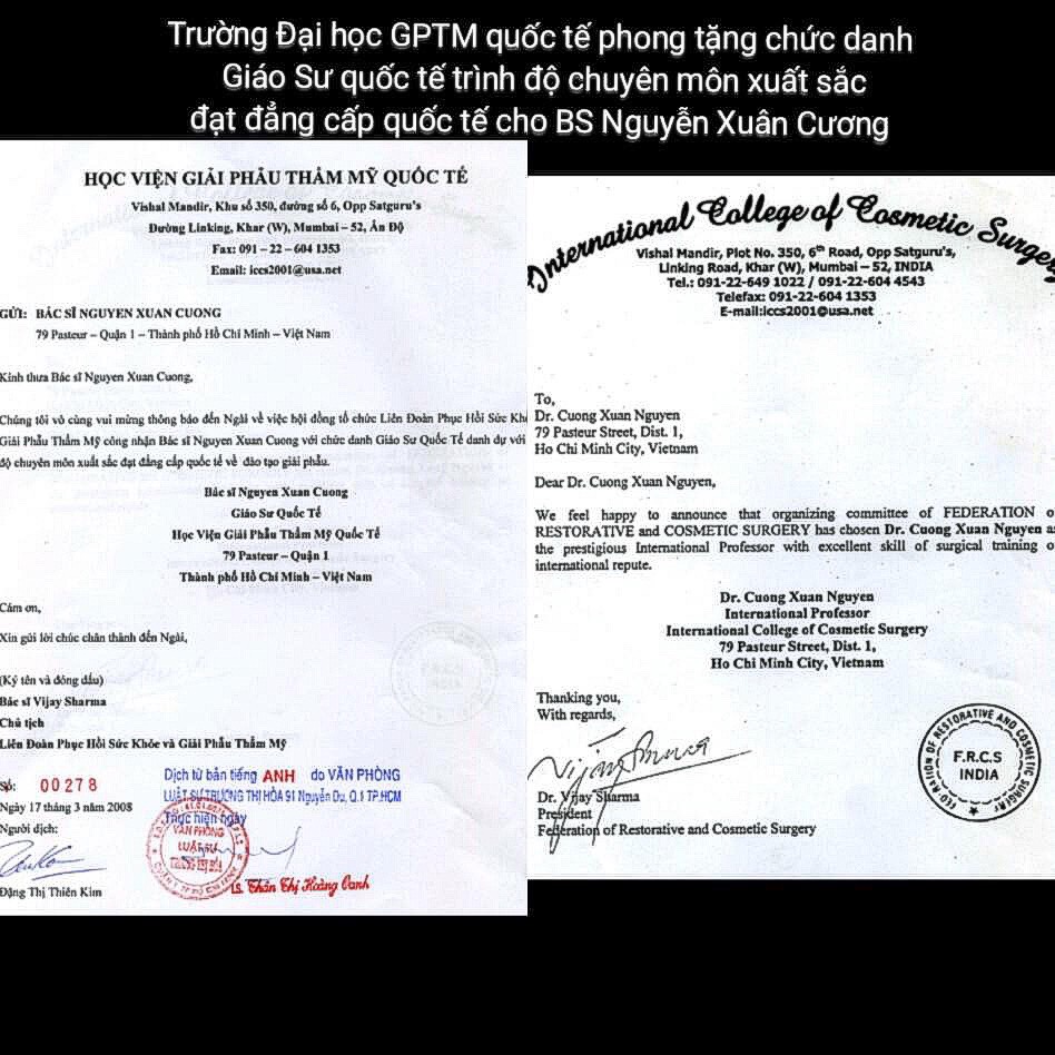 Trường đại học quốc tế GPTM phong tặng chức danh Giáo sư cho Bác sĩ Nguyễn Xuân Cương